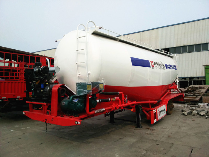【通亚挂车】42方散装水泥罐式半挂车
